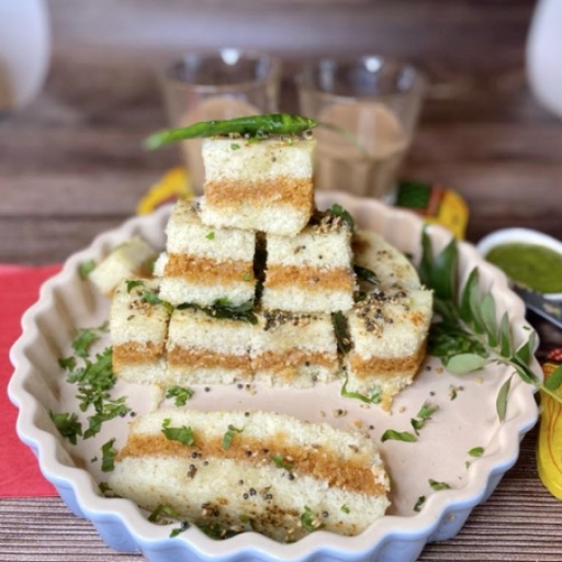 Sandwich Dhokla