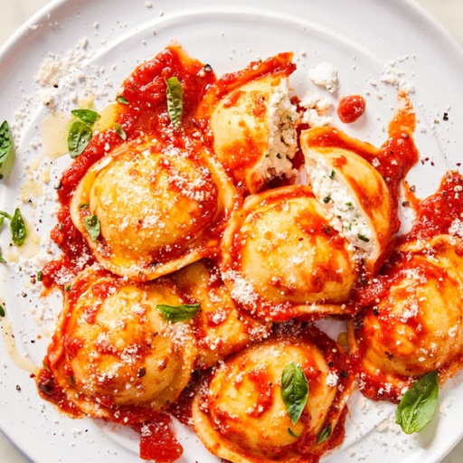 Spinach Filled Ravioli